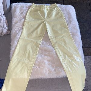 Brand new Good American leather jeans